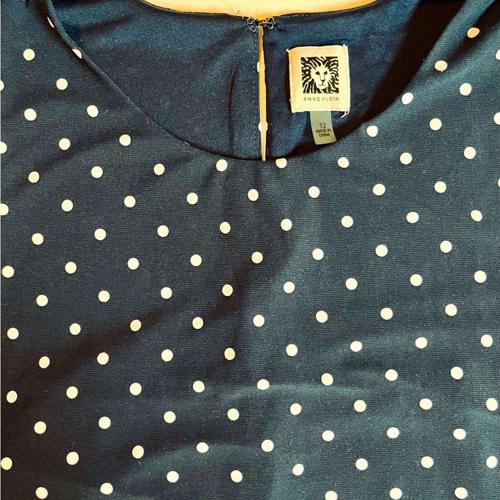Anne Klein polka dot dress
